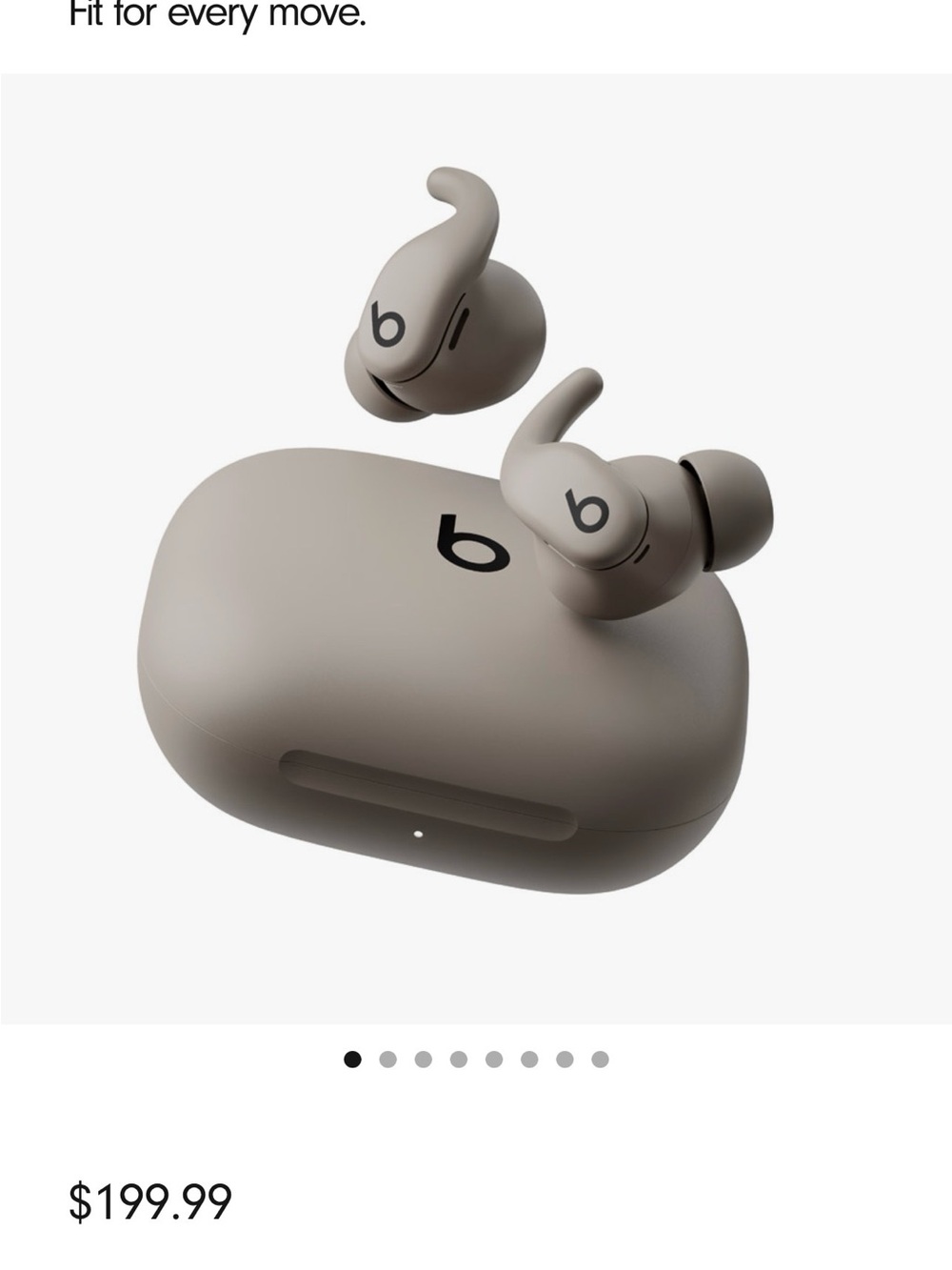 Beats by Dre Fit Pro True Wireless Earbuds — Taupe